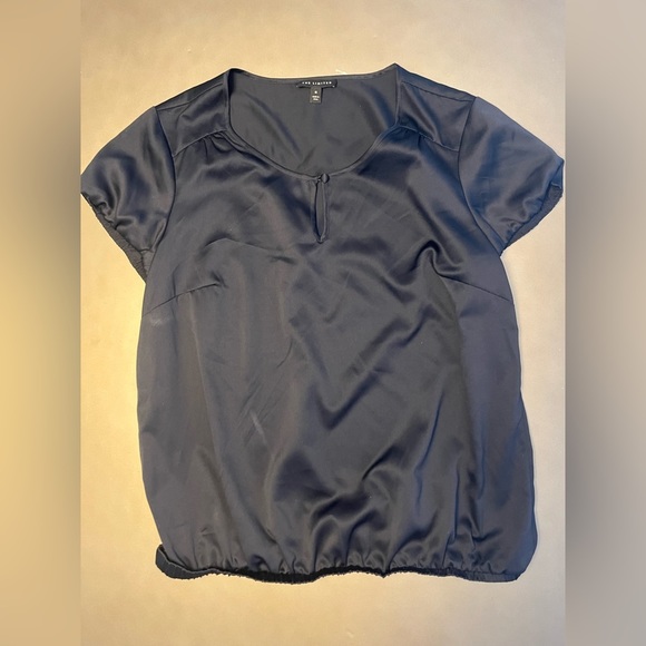 The Limited Tops - The Limited Slik Navy Shirt